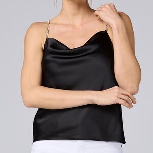 caché rhinestone strap cami